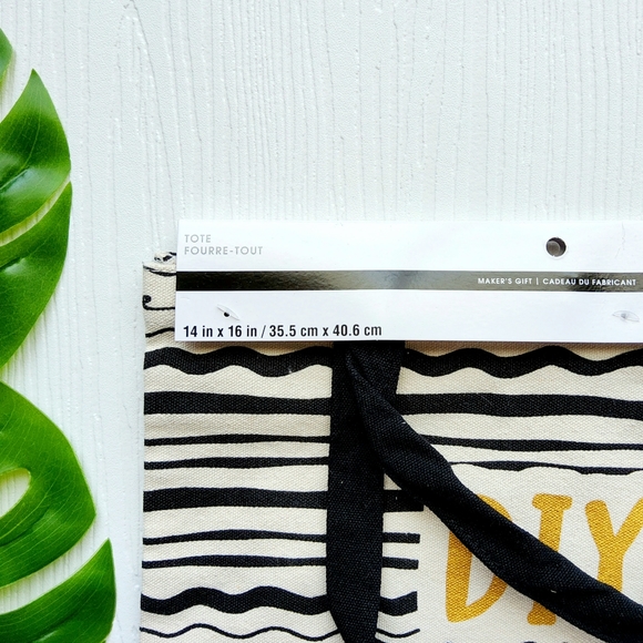 Maker's Gift DIY Till I Die Reusable Tote Bag with Black Tassel NWT! - Picture 5 of 5